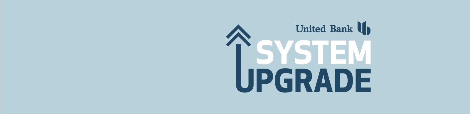 UB System Upgrade logo.